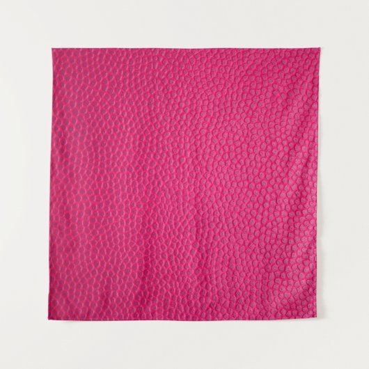 Pink leather leather texture skin wandteppich (Vorderseite)