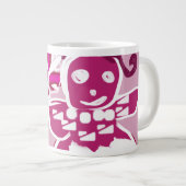 Pink-Lebkuchen Jumbo-Tasse (Vorderseite Rechts)
