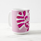 Pink-Lebkuchen Kaffeetasse (Vorderseite Links)