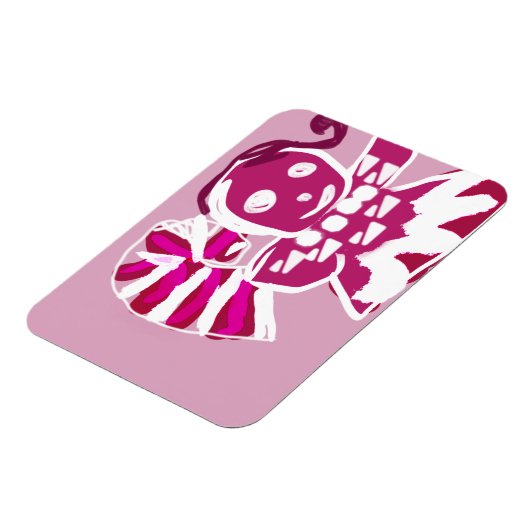 Pink-Lebkuchen Magnet (Linke Seite)