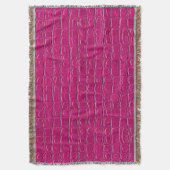 Pink-Leder-Effekt Decke (Vorderseite Vertikal)