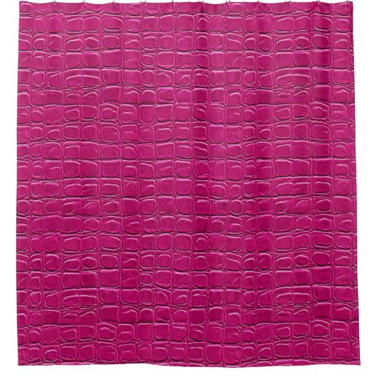 Pink-Leder-Effekt Duschvorhang (Vorderseite)
