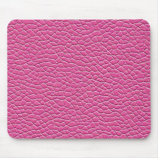 Pink-Leder-Effekt Mousepad (Vorne)