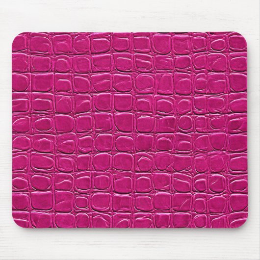 Pink-Leder-Effekt Mousepad (Vorne)