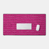 Pink-Leder-Effekt Schreibtischunterlage (Tastatur & Maus)