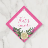 Pink Lemon Citrus Das ist eine weitere Gastgeschen Geschenkanhänger (Vorderseite)