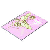 Pink Lemon Limon Butterfly Notebook Notizblock (Linke Seite)