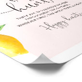 Pink Lemon Schnuller Jagen Baby Duschgame Poster (Ecke)