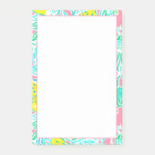 Pink Lemon Sticknotes Post-it Klebezettel (Vorderseite)