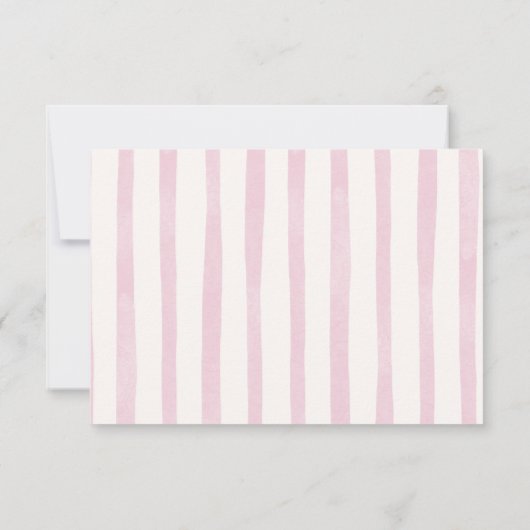 Pink Lemon Vielen Dank für Ihre Hochzeit Dankeskarte (Rückseite)