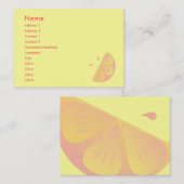 Pink Lemon Visitenkarte (Vorne/Hinten)