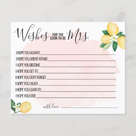 Pink Lemon wünscht sich, dass der Bald Mrs. Game C Flyer (Vorne)