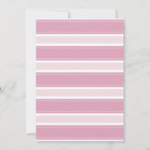 Pink Lemonade 1. Geburtstag Party Einladung (Rückseite)