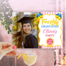 Pink Lemonade Absolventenfoto & QR-Code