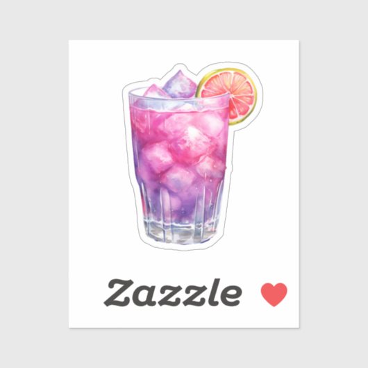 Pink Lemonade Aufkleber (Blatt)
