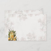 Pink Lemonade Basic Blank Reecicard Begleitkarte (Vorne/Hinten)