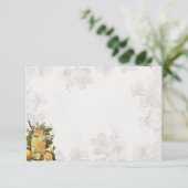 Pink Lemonade Basic Blank Reecicard Begleitkarte (Stehend Vorderseite)