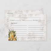Pink Lemonade Basic Rezept Card Begleitkarte (Vorne/Hinten)