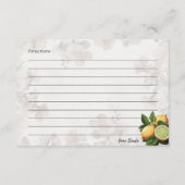 Pink Lemonade Basic Rezept Card Begleitkarte (Rückseite)