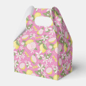 Pink Lemonade Birthday Gefälligkeitsboxen Geschenkschachtel (Rückseite)