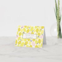 Pink Lemonade by Origami Prints Danke Karte