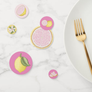 Pink Lemonade Confetti für Geburtstagsparty Dekora Konfetti