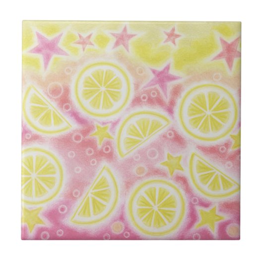 Pink Lemonade Fliese (Vorderseite)