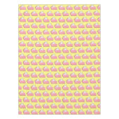 Pink Lemonade Icebox Lemon Pie Slice Picnic Food Tischdecke (Vorderseite)