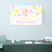 Pink Lemonade Lemon Birthday Banner (Messeveranstaltung)