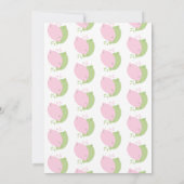 Pink Lemonade Lemon Limon Frucht Erster Geburtstag Einladung (Rückseite)