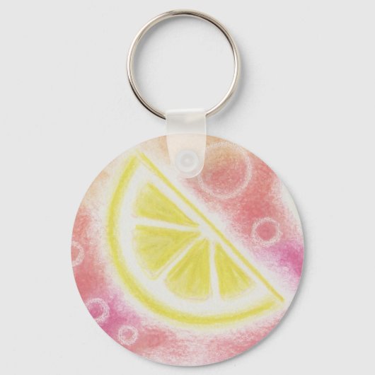 Pink Lemonade "lemon" Schlüsselanhänger (Vorderseite)
