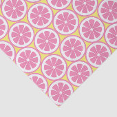 Pink Lemonade Lemon Slices Pattern Summer Party Seidenpapier (Ausschnitt)