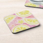 Pink Lemonade 'lemons' Untersetzer Set (Linke Seite)