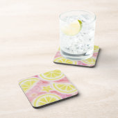 Pink Lemonade 'lemons' Untersetzer Set (Rechte Seite)