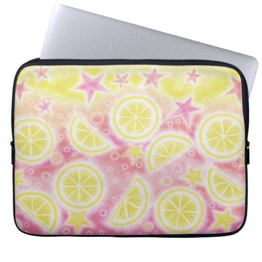 Pink Lemonade Notebook-Ärmel 13 Zoll Laptopschutzhülle (Vorderseite)