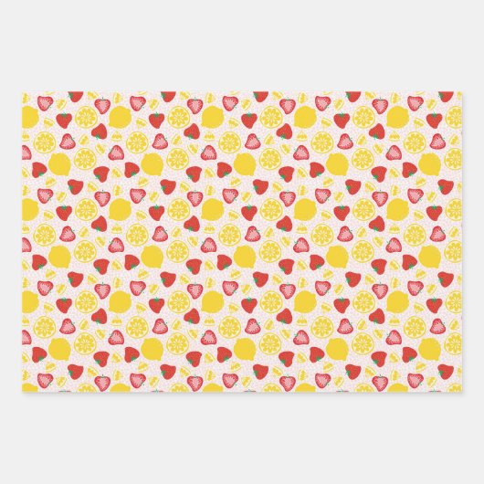 Pink Lemonade Packpapiere Geschenkpapier Set (Vorderseite 2)