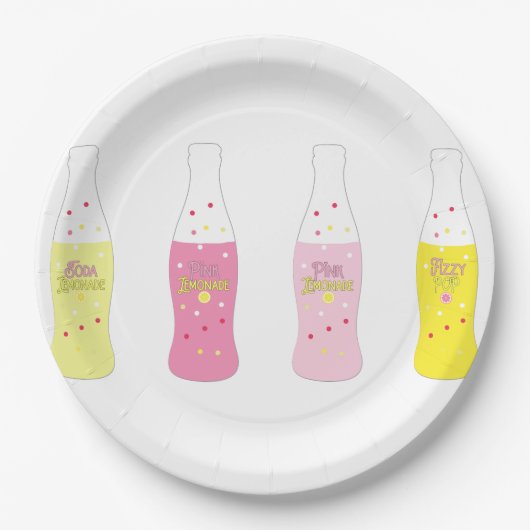 Pink Lemonade Pappteller (Vorderseite)
