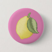 Pink Lemonade Party Button Abzeichen (Vorderseite)