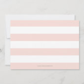 Pink Lemonade Party Einladung (Rückseite)