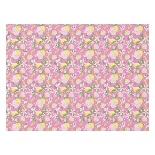 Pink Lemonade Party Tablette Tischdecke (Vorderseite (Horizontal))