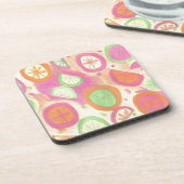 Pink Lemonade Pattern Getränkeuntersetzer (Linke Seite)