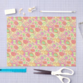 Pink Lemonade Pattern Seidenpapier (Handwerk)