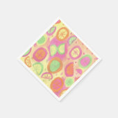 Pink Lemonade Pattern Serviette (Ecke)