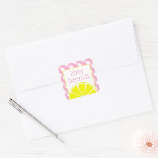 Pink Lemonade Personalisiert Stickers (Umschlag)