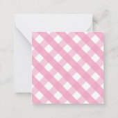 Pink Lemonade Personalisierte Geschenkkarten Mitteilungskarte (Rückseite)