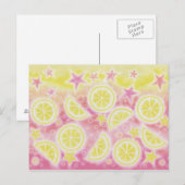 Pink Lemonade Postkarte (Vorne/Hinten)