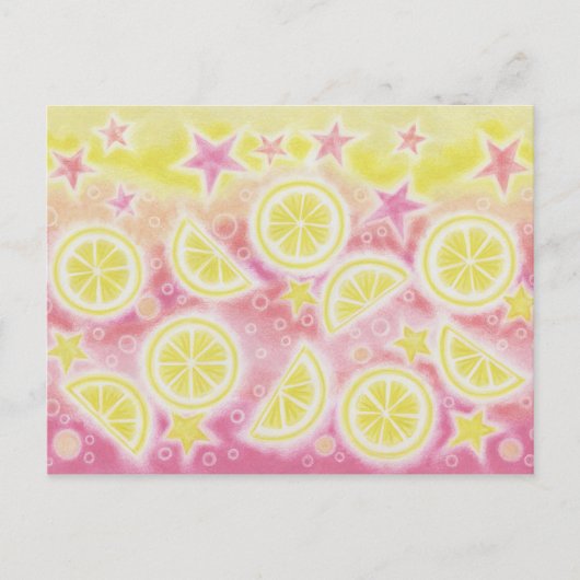 Pink Lemonade Postkarte (Vorderseite)