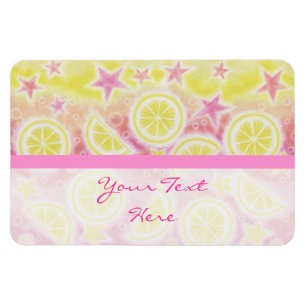 Pink Lemonade Premium-Magnet "Dein Text" Magnet