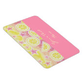 Pink Lemonade Premium-Magnet "Dein Text" pink Magnet (Rechte Seite)