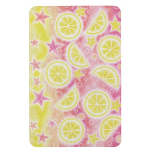 Pink Lemonade Premium-Magnet Magnet (Vertikal)